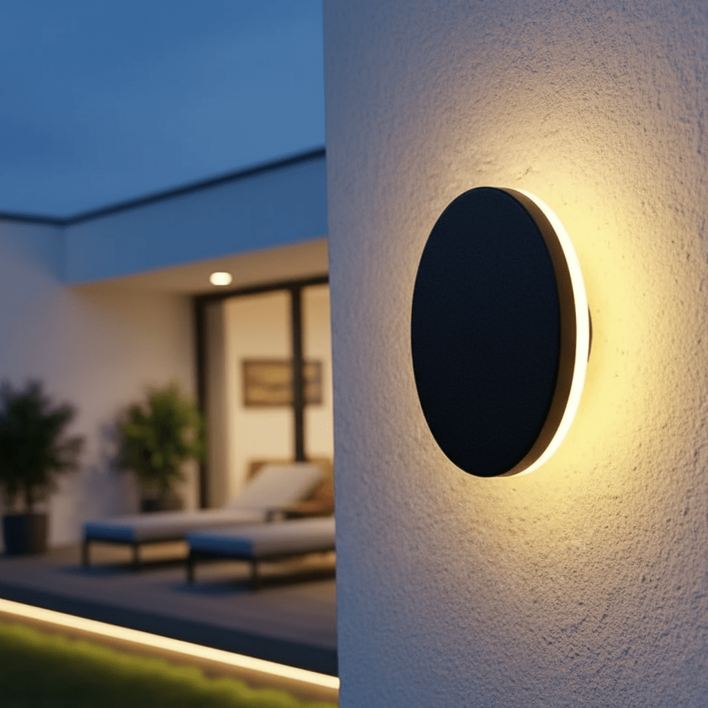 Orr Outdoor Wall Lamp – Minimalistische LED-Wandleuchte für moderne Außenbereiche