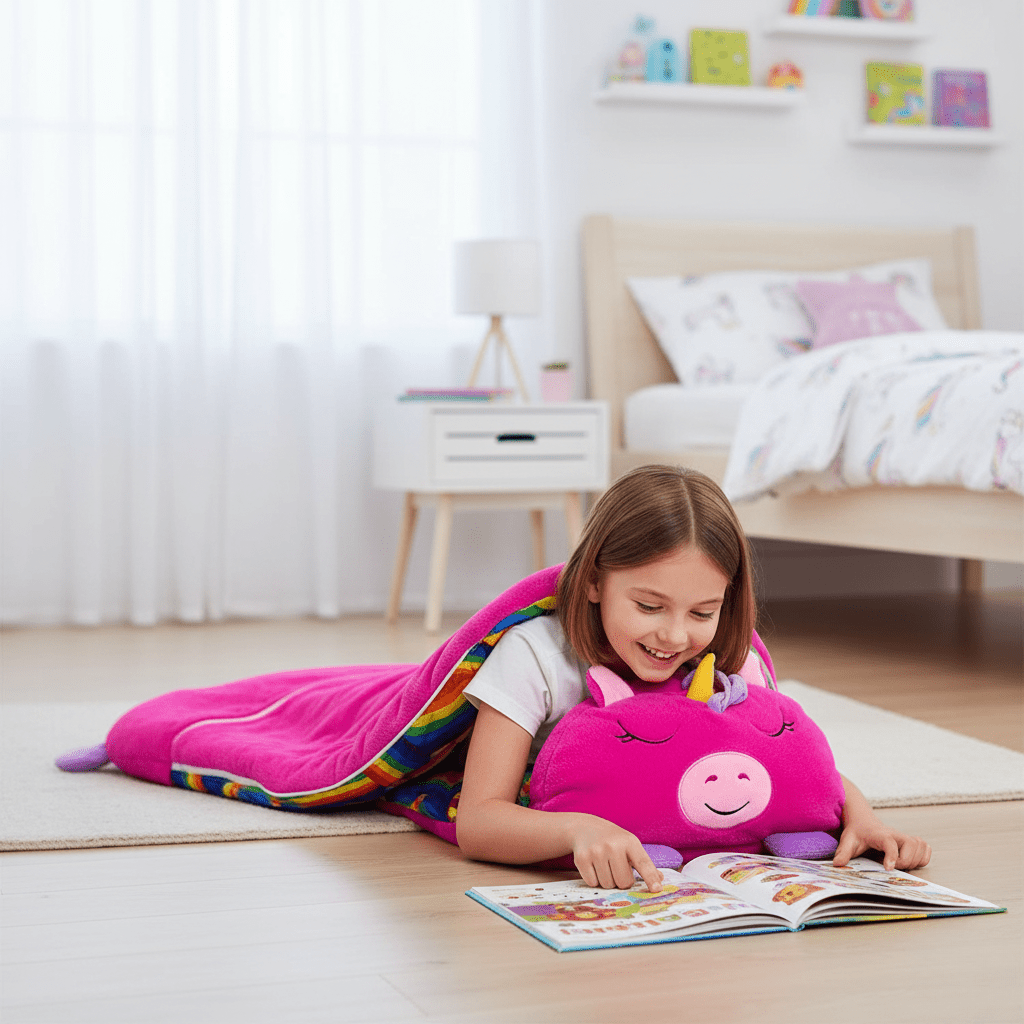 DreamiPals – 2-in-1 Kuscheltier und Schlafsack für süße Träume