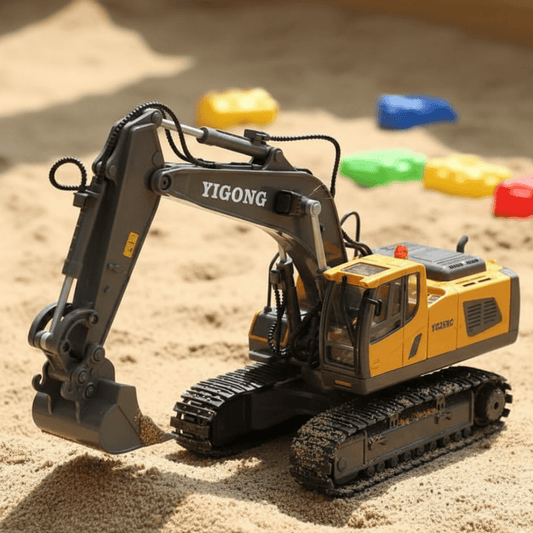 RC EXCAVATOR PRO – Ferngesteuerter Bagger mit 11 Funktionen für realistisches Baustellen-Feeling