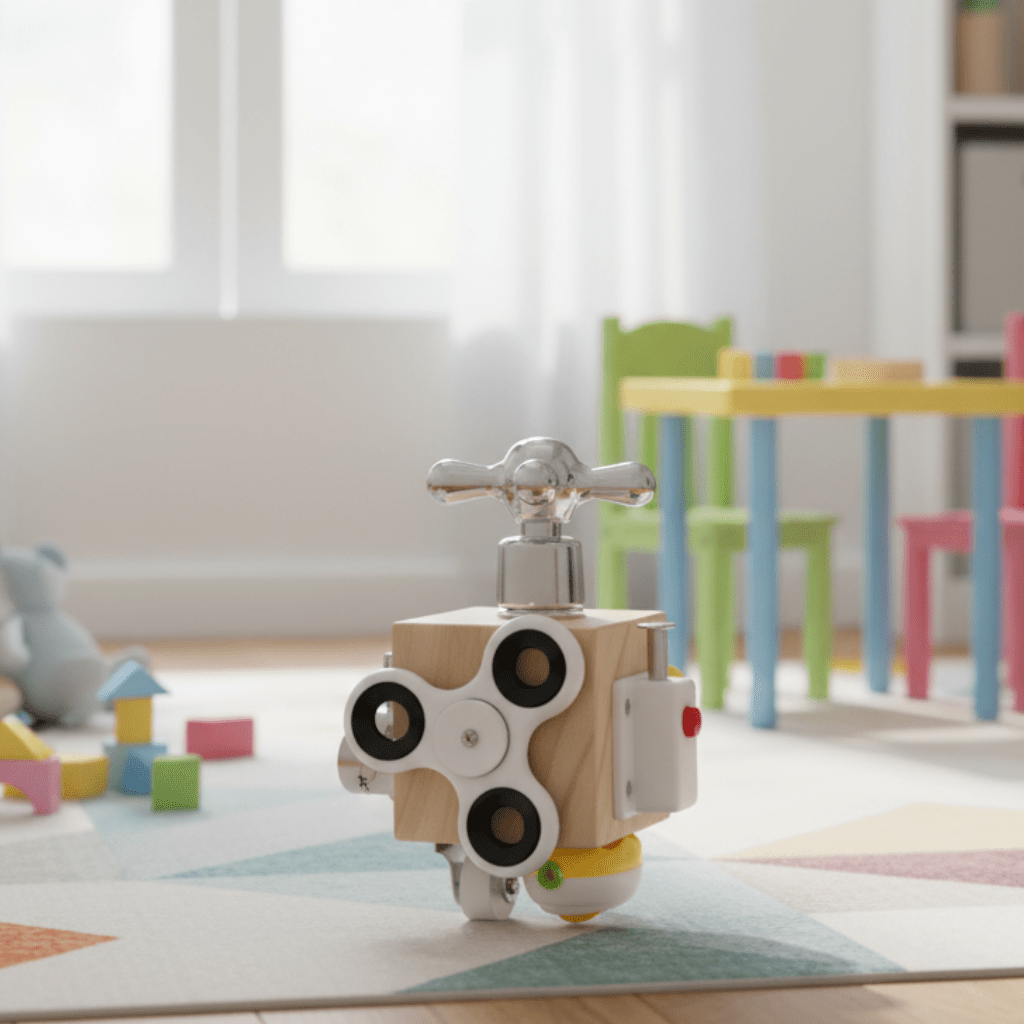 TOYCUBE – Tragbarer Lernwürfel für motorische Entwicklung & Spielspaß unterwegs