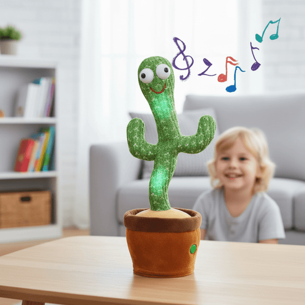 GiggleBloom Tanzender Singender Kaktus für Kinder – Wohnish