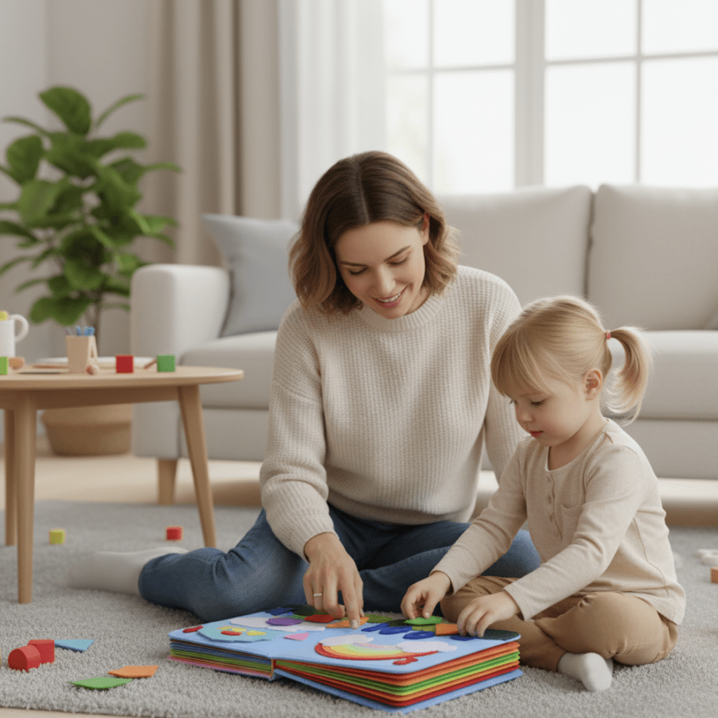 WonderBook – Montessori-Inspiriertes Lernbuch für Kinder | Interaktive Geschichten und Lernaktivitäten