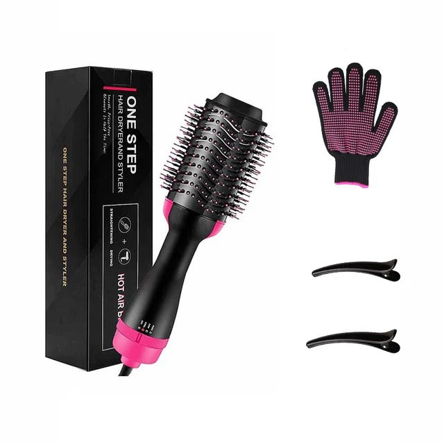 MELLA PROSTYLE – Secador y alisador de cabello 4 en 1 para volumen y brillo