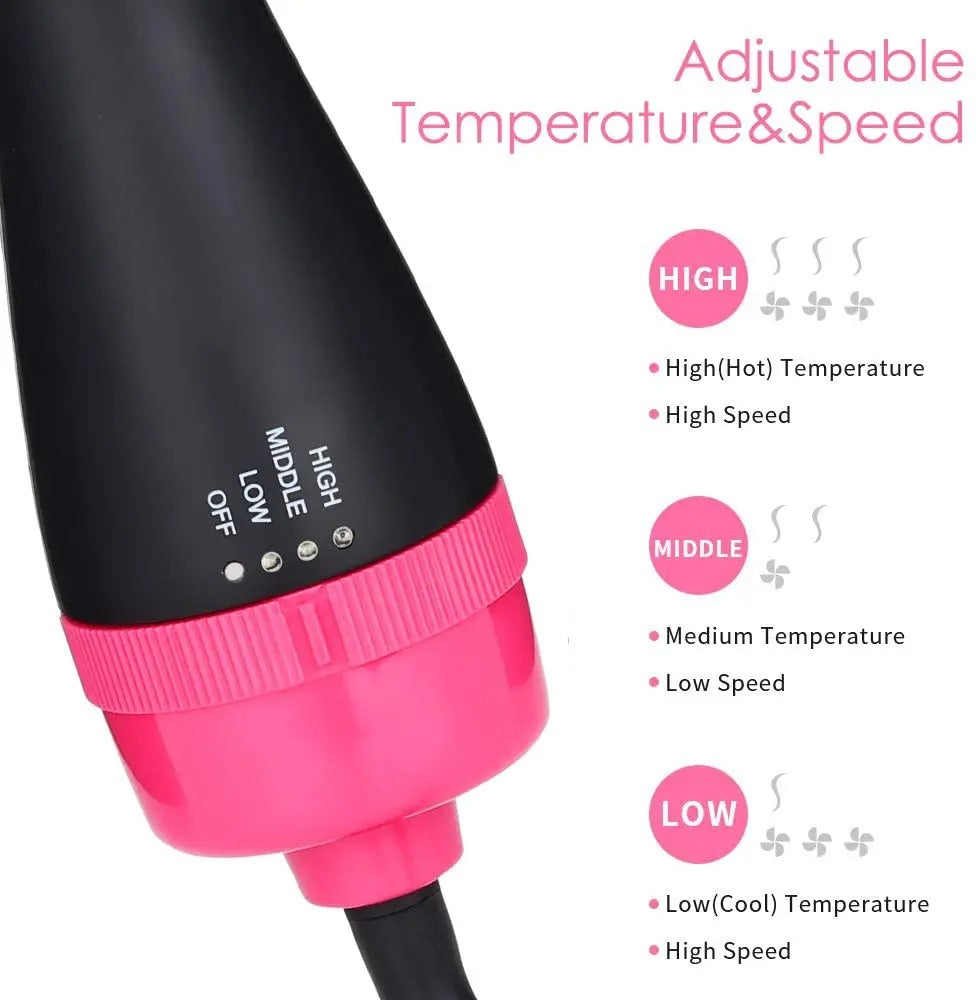 MELLA PROSTYLE – Secador y alisador de cabello 4 en 1 para volumen y brillo