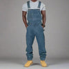 URBANOVER – Herren Jeans Overall mit Splice-Details für lässigen Style