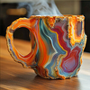 Mineral Crystal – Elegante Kristall Kaffeetasse für stilvolles Trinken