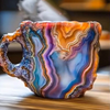 Mineral Crystal – Elegante Kristall Kaffeetasse für stilvolles Trinken
