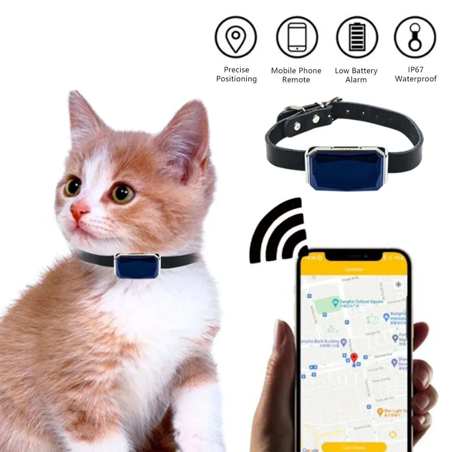 Mini rastreador GPS G12 – localización en tiempo real para vehículos, niños y mascotas