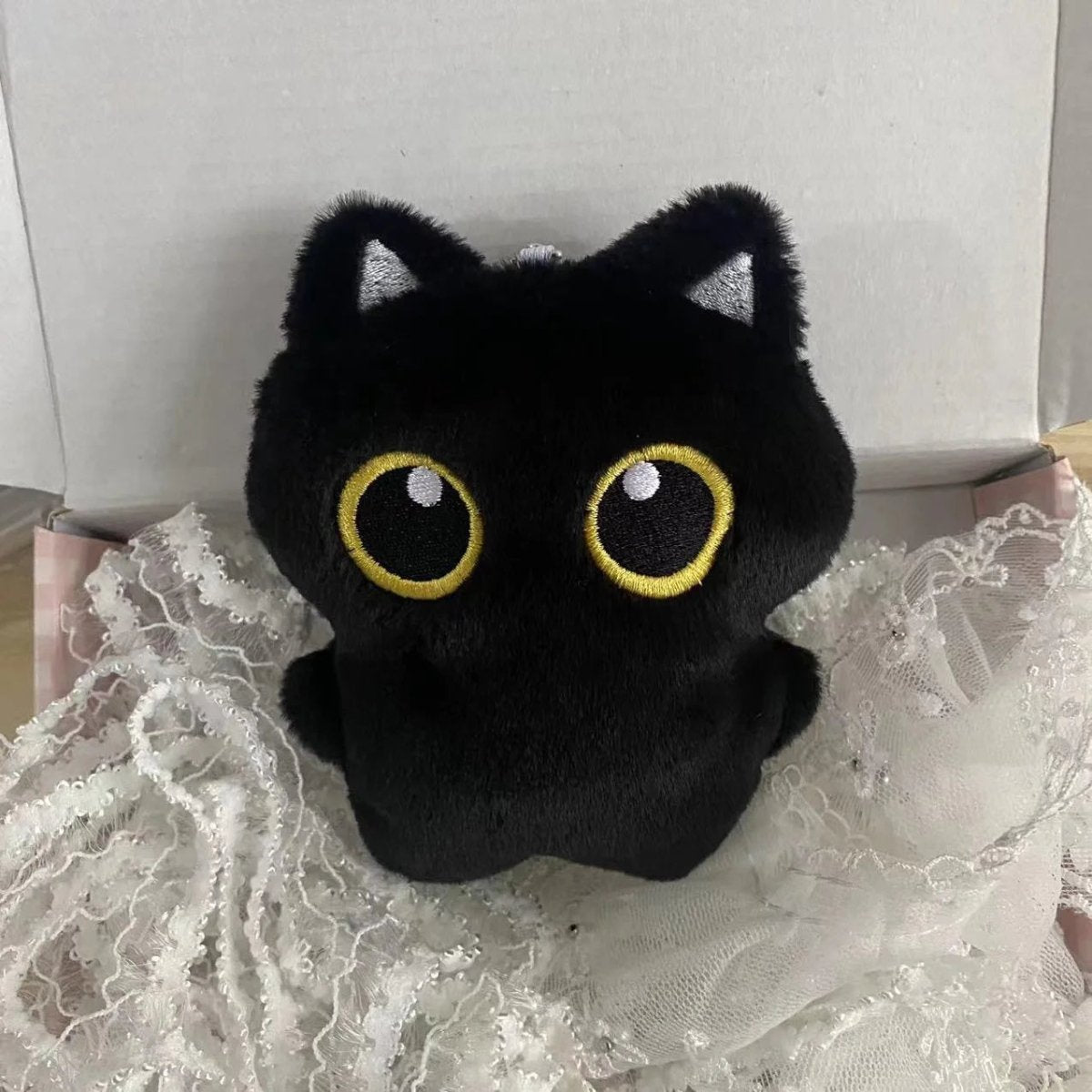 LITTLPURR – Schwarzes Plüschkätzchen 10 cm für Kinder