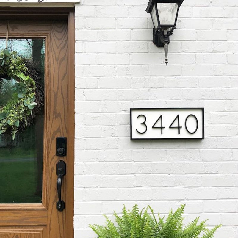 Modern House Numbers – 3D-Hausnummern mit schwebender Optik & wetterfester Qualität
