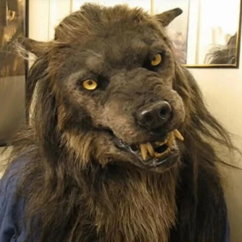 NIGHTHOWL – Realistische Werwolfmaske für Halloween & Cosplay