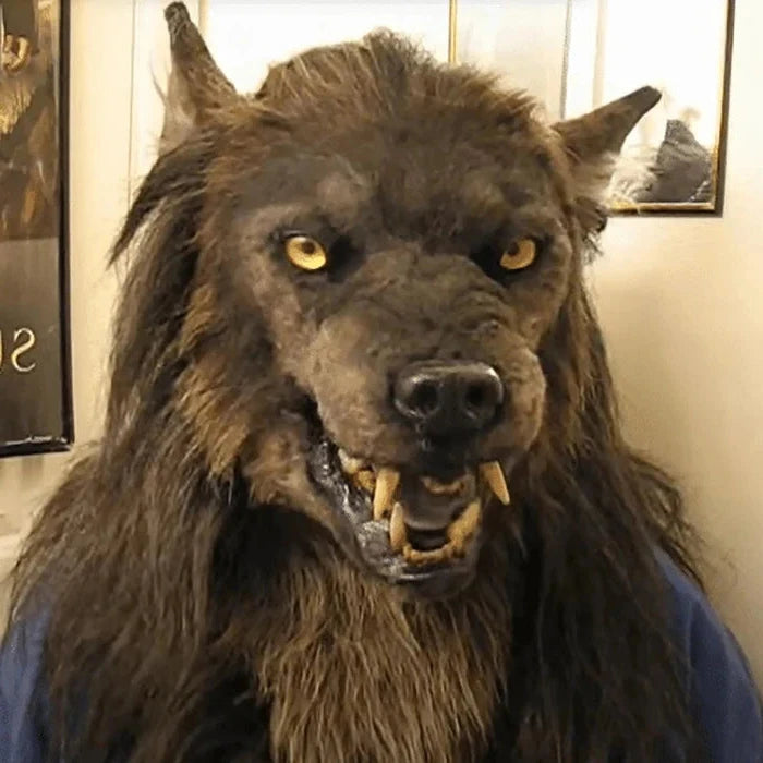 NIGHTHOWL – Realistische Werwolfmaske für Halloween & Cosplay