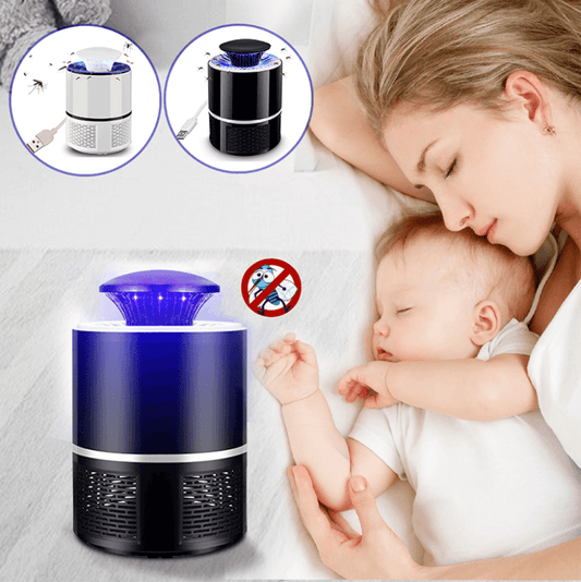 MosquiTrap – Lámpara UV para mosquitos para un control silencioso y sin químicos de mosquitos