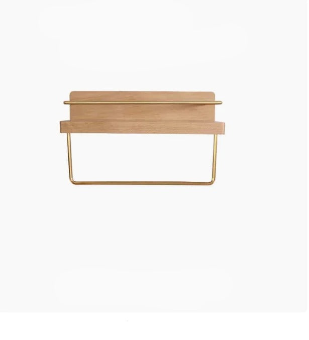 NATURAELLO – Bambus-Wandgarderobe mit Ablage & stabilen Haken 12