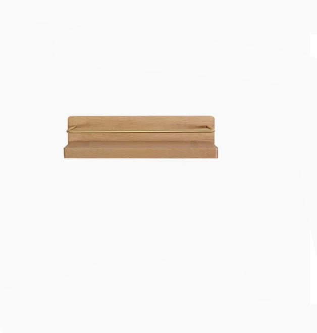 NATURAELLO – Bambus-Wandgarderobe mit Ablage & stabilen Haken 14