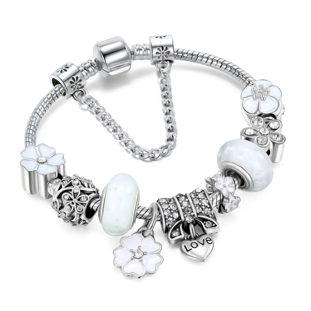 NATURE CHARM – Charm-Armband aus 925er Sterlingsilber für jeden Anlass