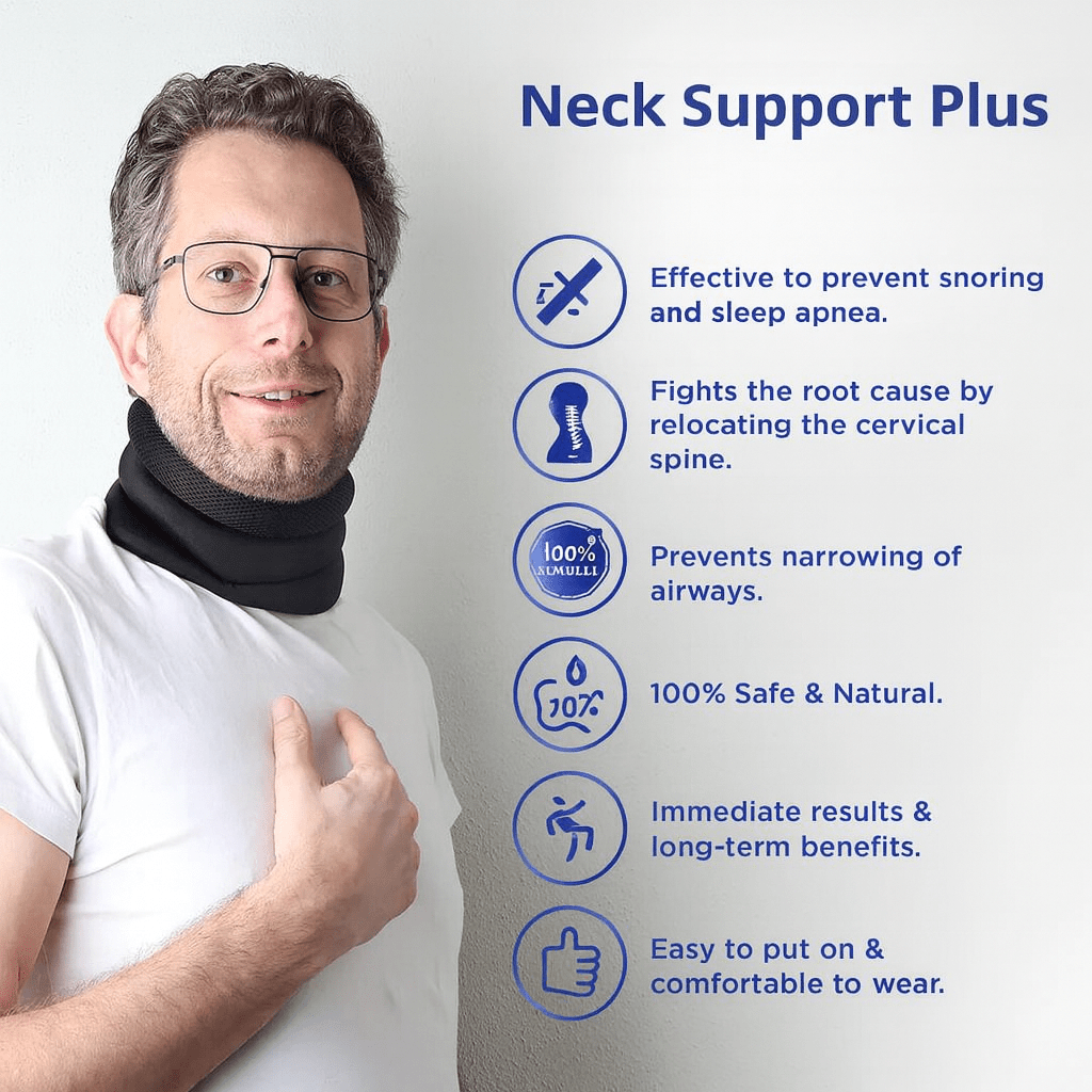 NECKSUPPORT – Verabschieden Sie sich vom Schnarchen 1