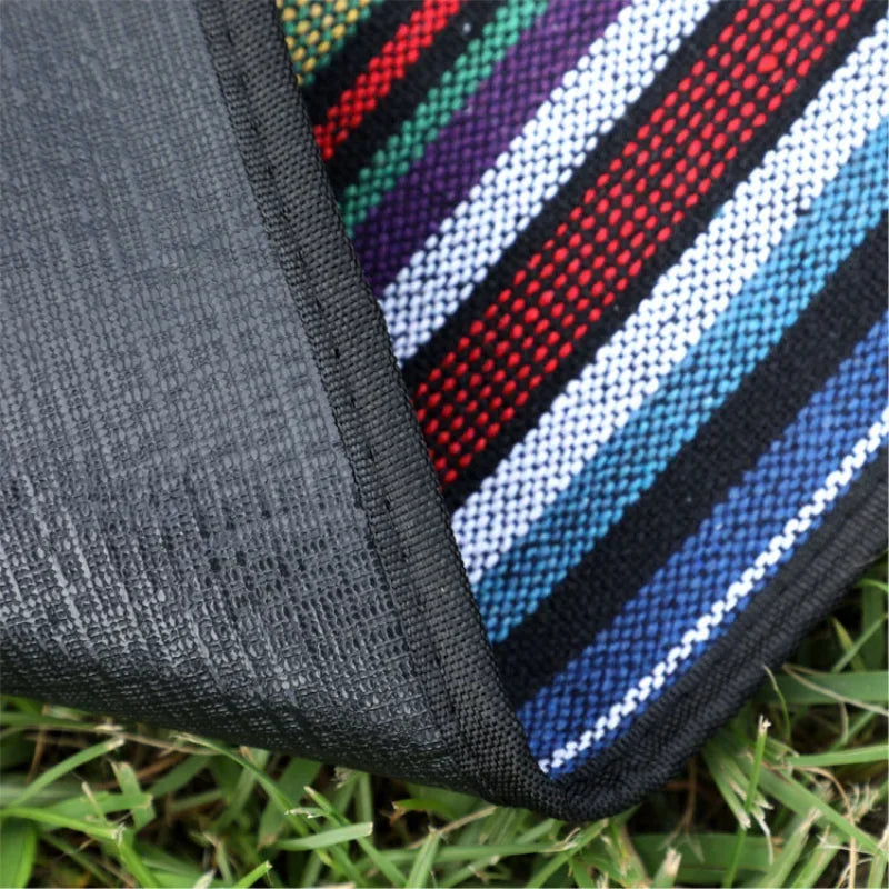 MANTA DE EXTERIOR – Manta de picnic impermeable con diseño étnico para camping y excursiones