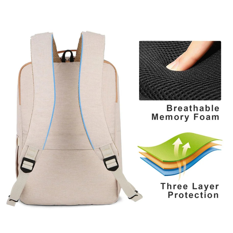 Mochila Nova – mochila de viaje con compartimento para portátil y puerto de carga USB