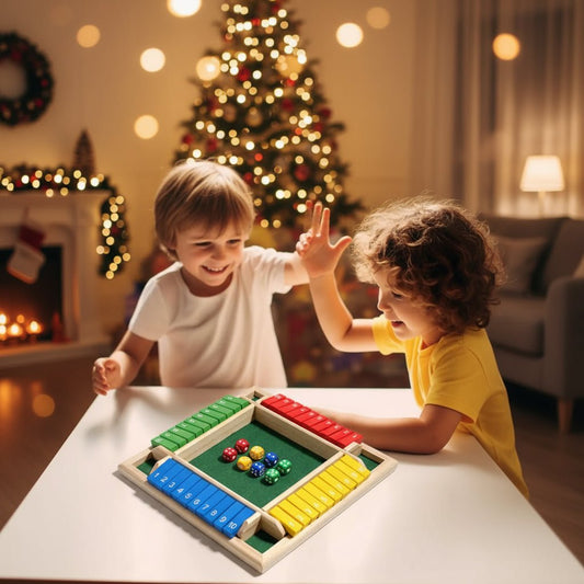 NUMBLOX – Würfelspiel aus Holz für 4 Spieler 1