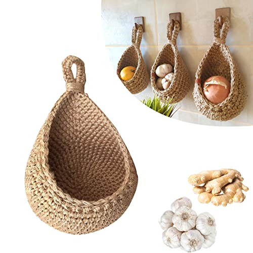 Nestoria – Panier suspendu en jute pour rangement dans la cuisine