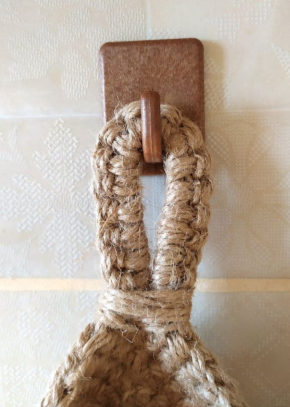 Nestoria – Panier suspendu en jute pour rangement dans la cuisine