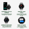 Nexos Pro – Reloj inteligente táctico con seguimiento de salud y GPS