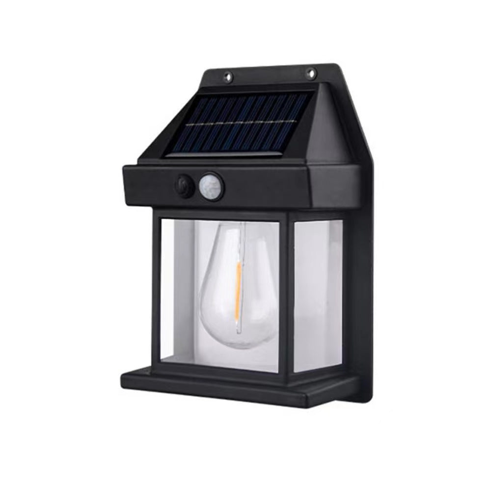 Elegante Outdoor Solar Wandleuchte mit Bewegungsmelder