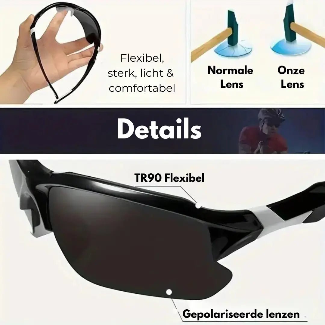 OUTDOORHAVEN – Polarisierte Sportsonnenbrille mit ultraleichtem, langlebigem Design 2