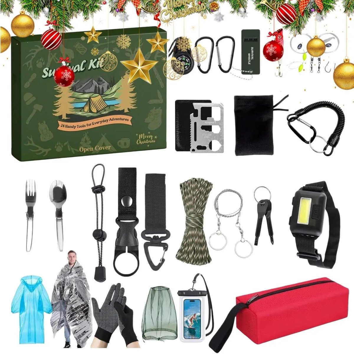 OUTGEAR 2025 – 24-tägiger Survival-Adventskalender mit unverzichtbaren Outdoor-Werkzeugen 3
