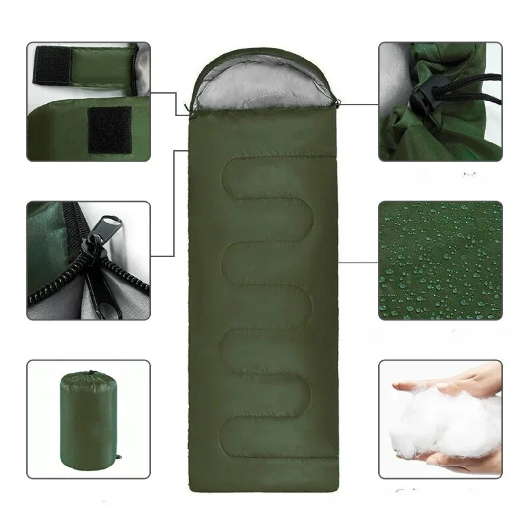 Wärmeisolierter Camping-Schlafsack für Outdoor-Abenteuer