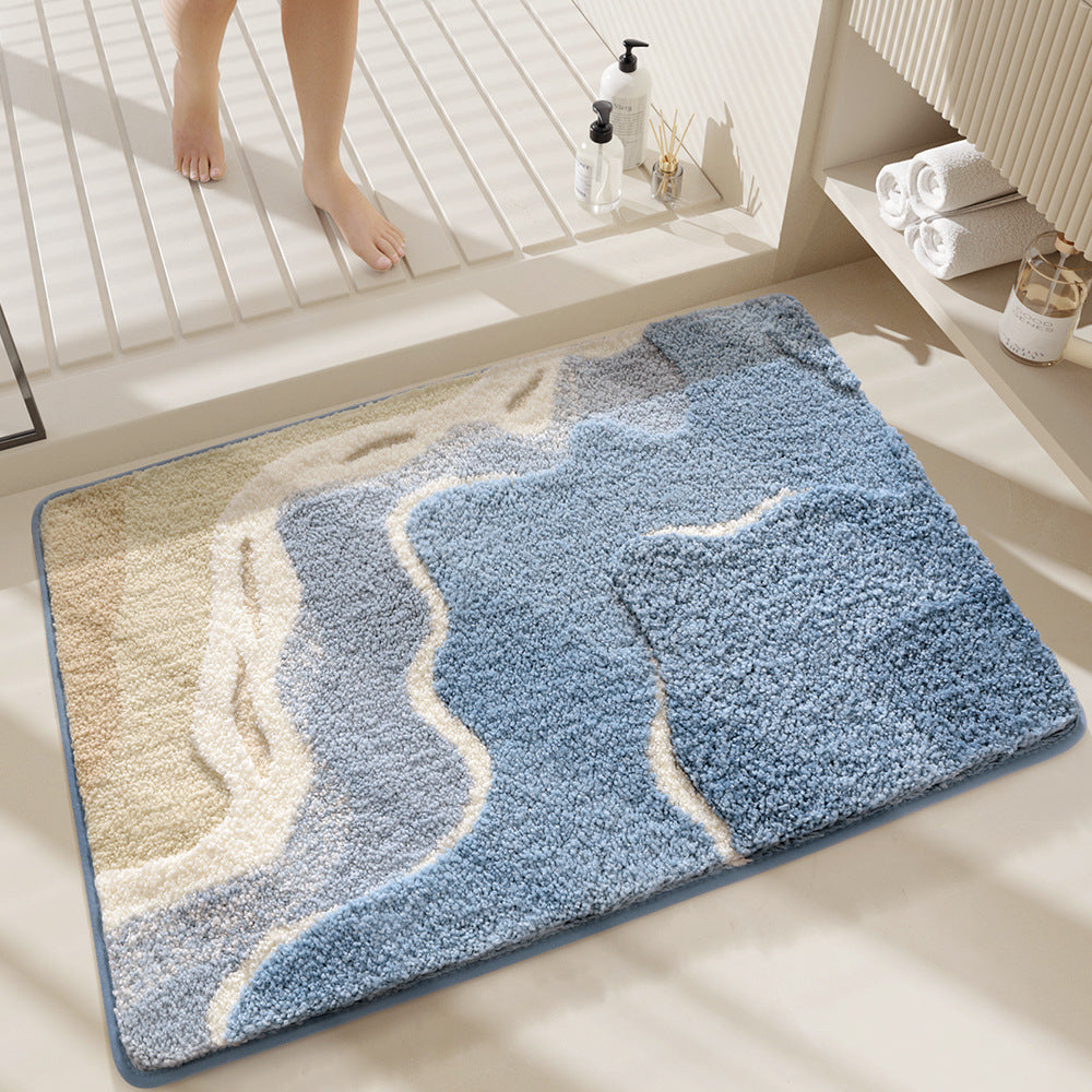 ECOZY – Alfombra de microfibra ecológica con tacto suave y agarre seguro