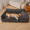 Snoozy Dream Orthopedisch Hondenbed – Gewrichtsvriendelijk Hondenkussen met Hoofdkussen & Zachte Bekleding