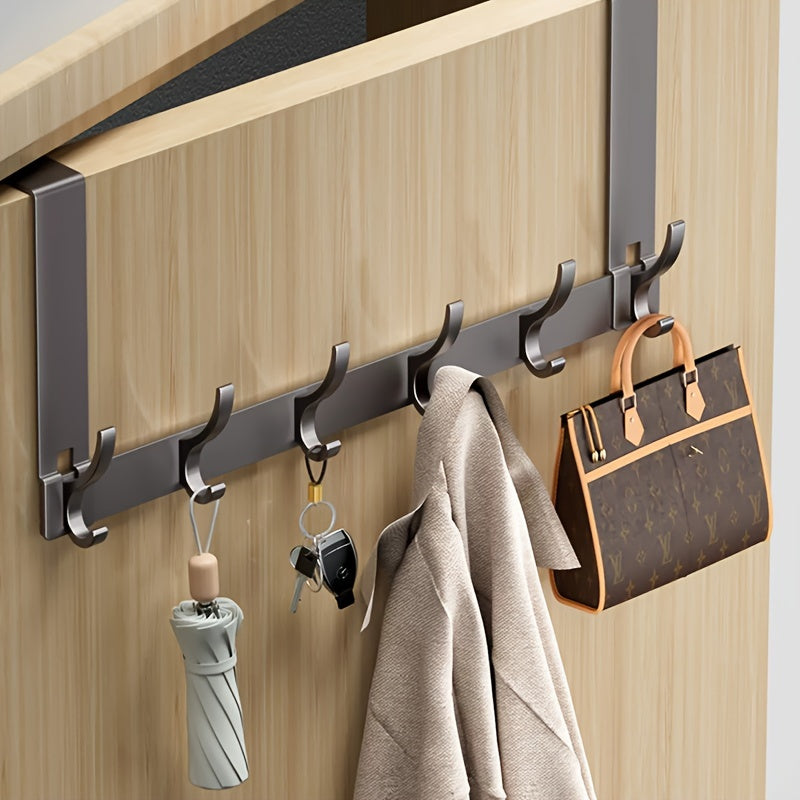 GANCHO PARA COLGAR SOBRE LA PUERTA – Gancho de puerta de aluminio que ahorra espacio para un almacenamiento con estilo