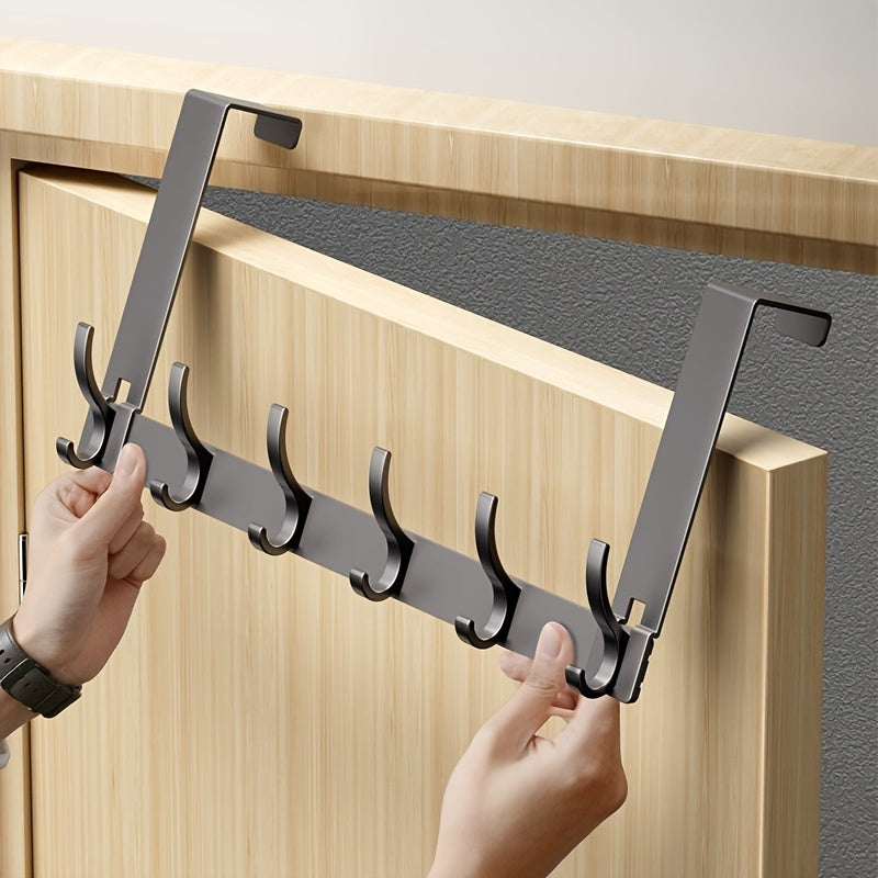 GANCHO PARA COLGAR SOBRE LA PUERTA – Gancho de puerta de aluminio que ahorra espacio para un almacenamiento con estilo