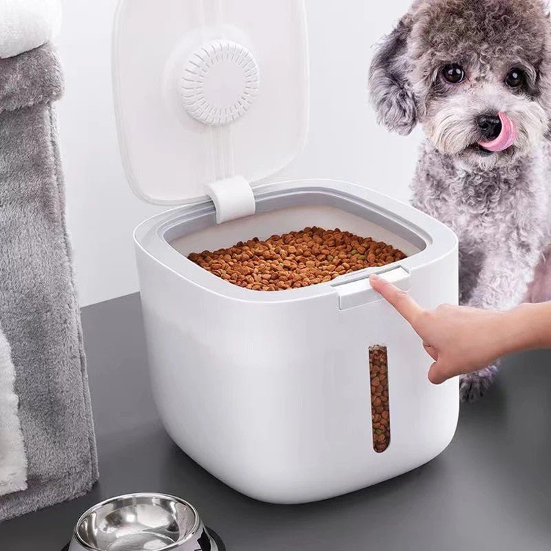 PETLOCKER – Luftdichte Futterbox für Hunde mit Messbecher 3
