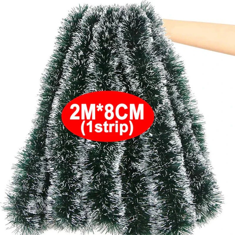 PINEWRAP – Hochwertiges grünes Weihnachtsdekoband für Kränze und Baumschmuck 12