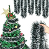 PINEWRAP – Hochwertiges grünes Weihnachtsdekoband für Kränze und Baumschmuck 5