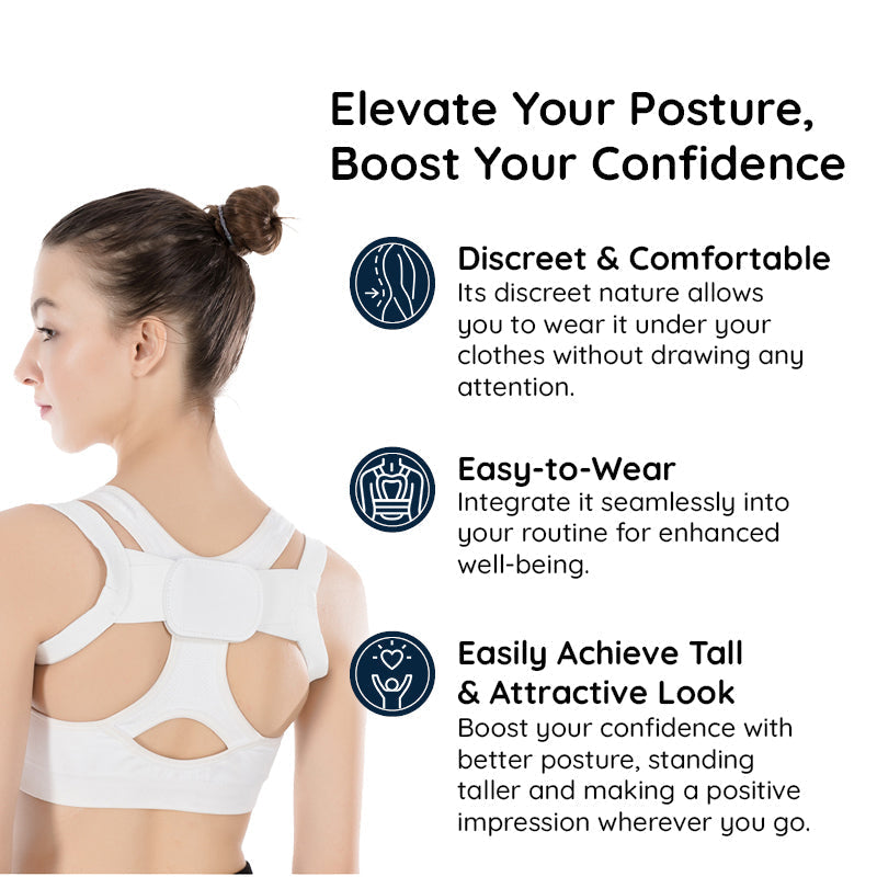 POSTUREPRO – Corrector de postura invisible para espalda, hombros y cuello