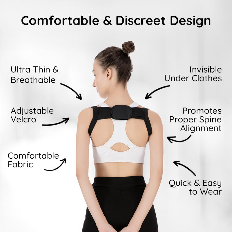 POSTUREPRO – Corrector de postura invisible para espalda, hombros y cuello