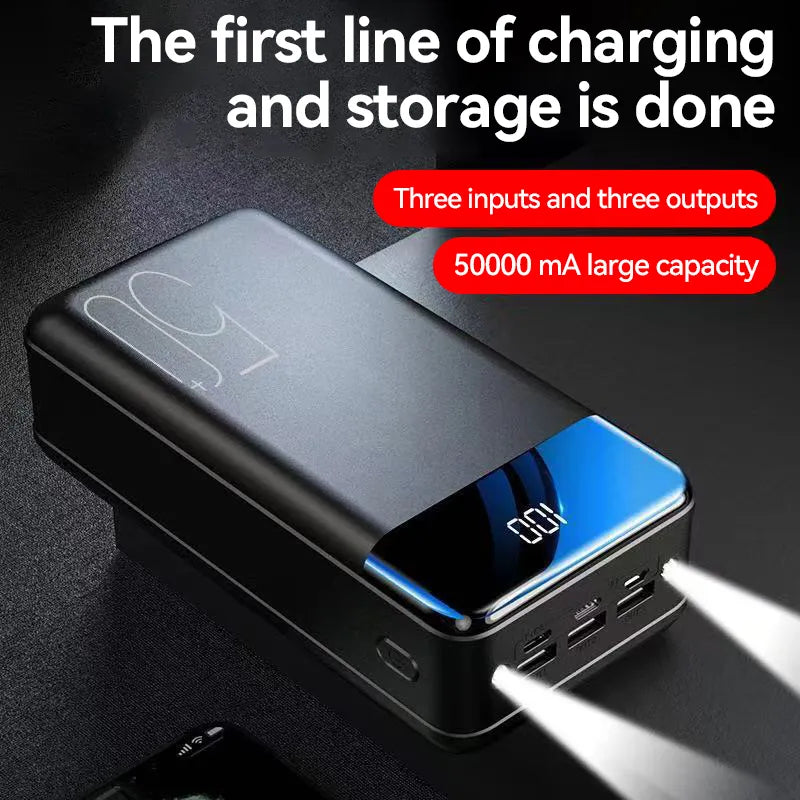 POWERBLOC 50K – Ultra-Powerbank con 50.000 mAh para energía confiable