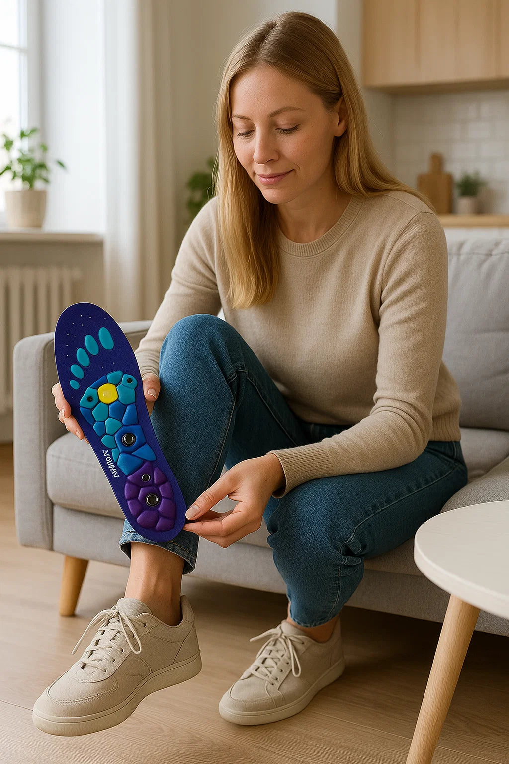 PRESSUPOINT – Magnetische Akupressur-Einlegesohlen zur Fußentlastung 3