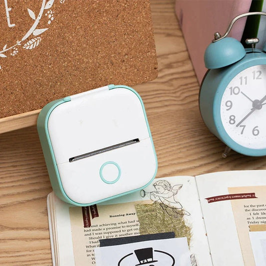 PrintAura Mini-Taschendrucker | Impresora térmica portátil sin tinta para fotos, notas y documentos
