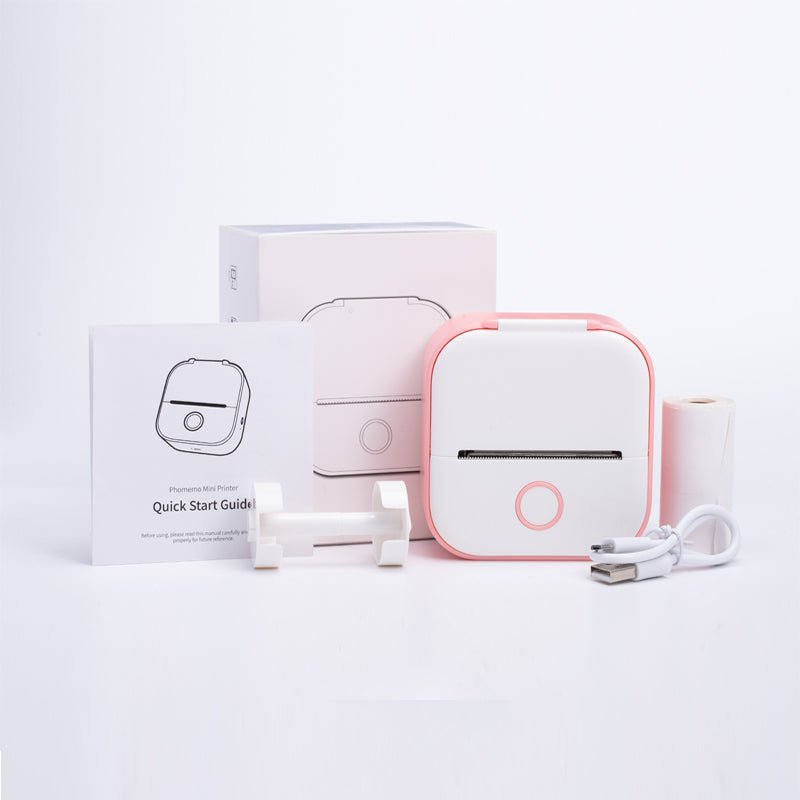 PrintAura Mini-Taschendrucker | Impresora térmica portátil sin tinta para fotos, notas y documentos