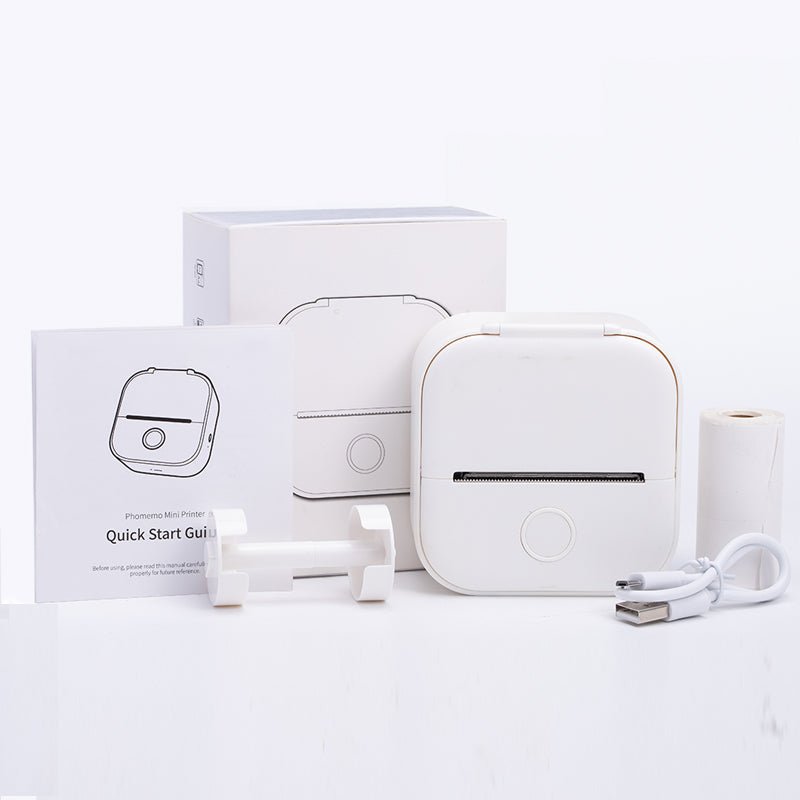 PrintAura Mini-Taschendrucker | Impresora térmica portátil sin tinta para fotos, notas y documentos
