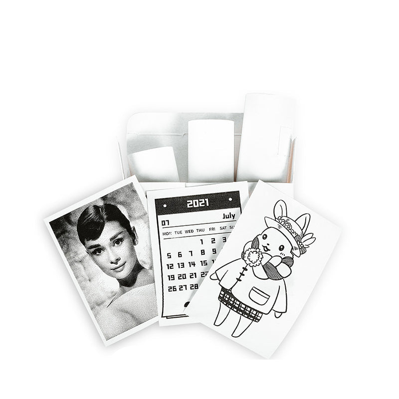 PrintAura Mini-Taschendrucker | Impresora térmica portátil sin tinta para fotos, notas y documentos