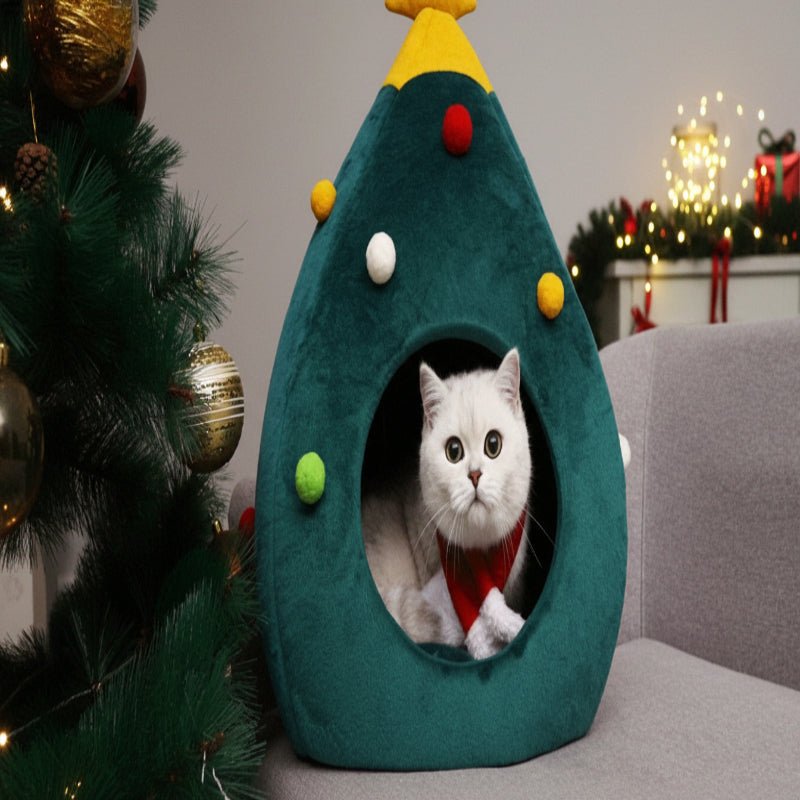 PURRHOLLY – Weihnachtsbaum-Katzenbett für ein gemütliches Wintererlebnis 2