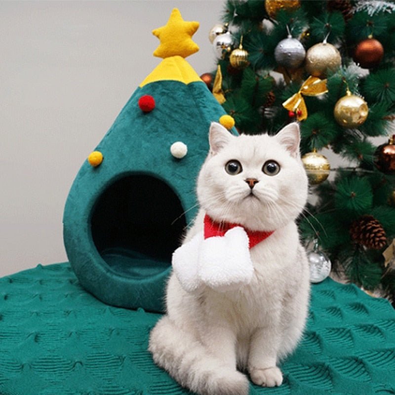 PURRHOLLY – Weihnachtsbaum-Katzenbett für ein gemütliches Wintererlebnis 5