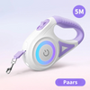 SAFEWALK LEASH – Leuchtende Hundeleine mit LED-Licht & Taschenlampe für sichere Abendspaziergänge