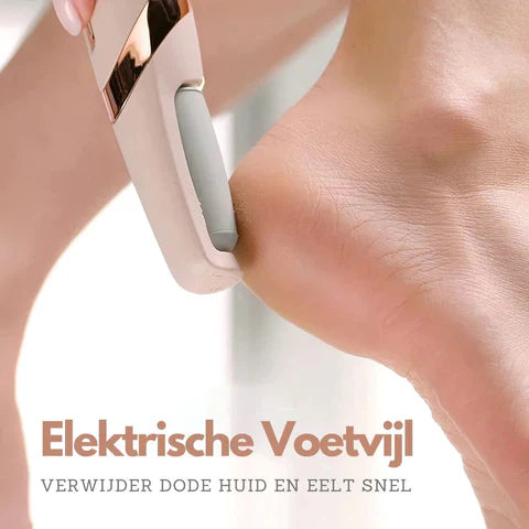 Pediluxe Fußpflegegerät – Elektrische Hornhautentfernung für seidige Füße zu Hause